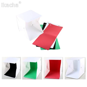 

Portable Mini Folding Studio Photography backdrop Foldable Softbox with 4 color Backgound Soft box and Lightbox