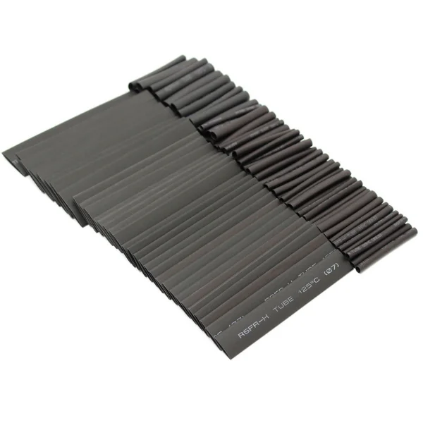 Hot sale Brand New 127pc Black Heat Shrink Tube Assortment Wrap Electrical Insulation Cable Tubing Hot sale Brand New 127pc Black Heat Shrink Tube Assortment Wrap Electrical Insulation Cable Tubing