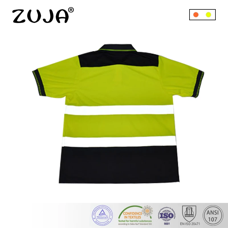 High Visibility Safety Work Shirt Breathable Work Clothes Safety Reflective Safety Polo Shirt High Visibility Safety Work Shirt Breathable Work Clothes Safety Reflective Safety Polo Shirt