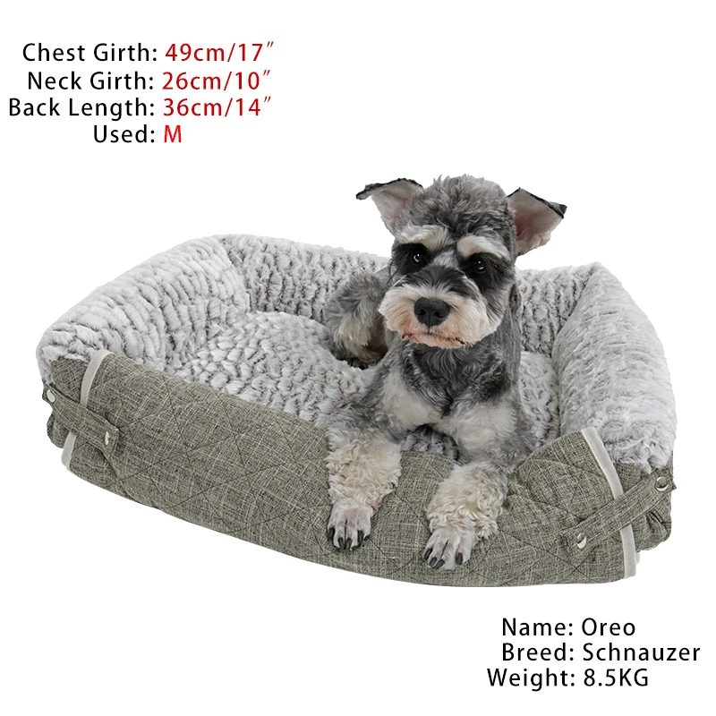 cheap New Dog Bed 3 in 1 Pet Sofa Mat Small Medium Dog And Cat Comfortable Soft More Filled 3 Side Anti Skid And Waterproof Bottom