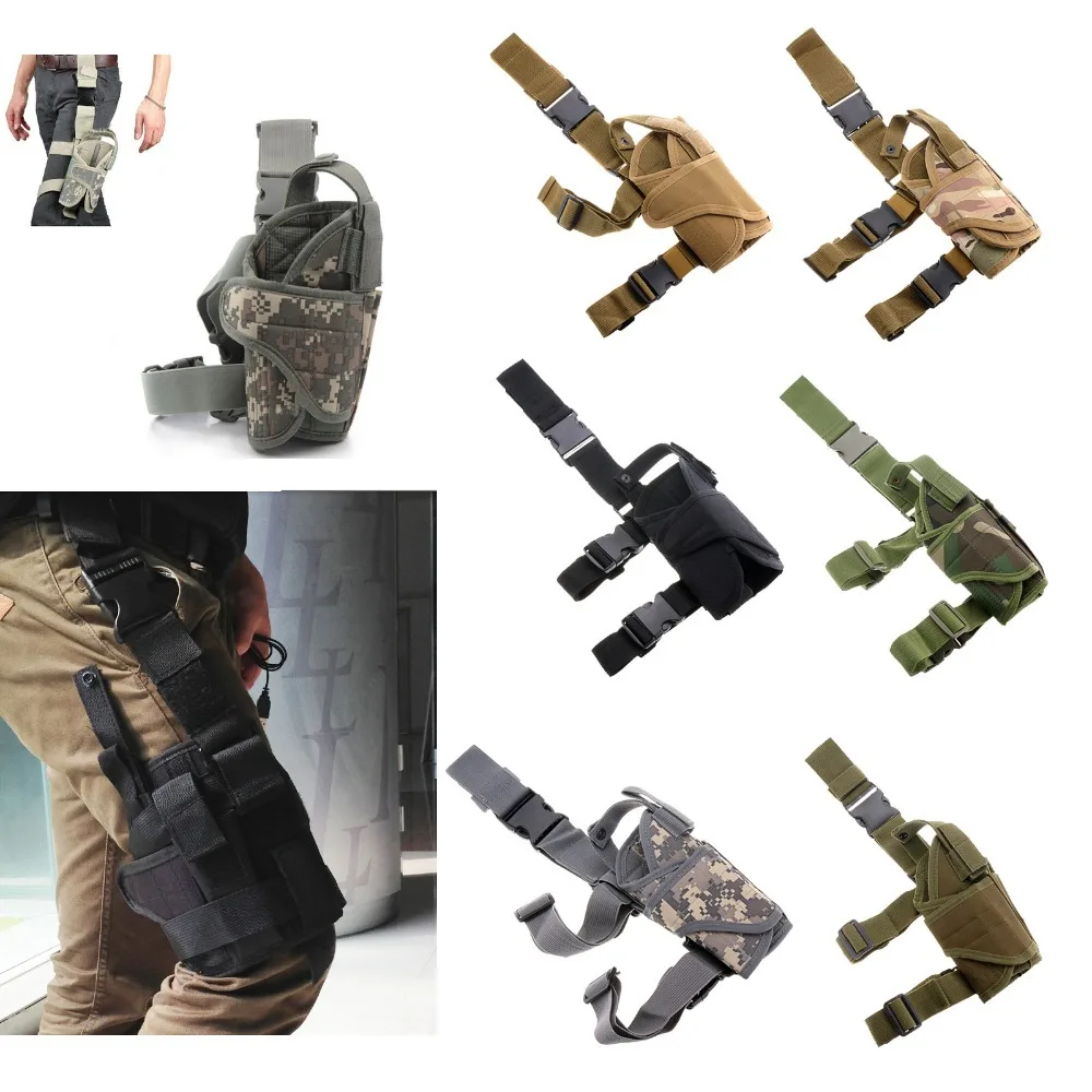 

Outdoor Hunting Tactical Puttee Thigh Leg for Gun Holster Pouch Wrap-around bag