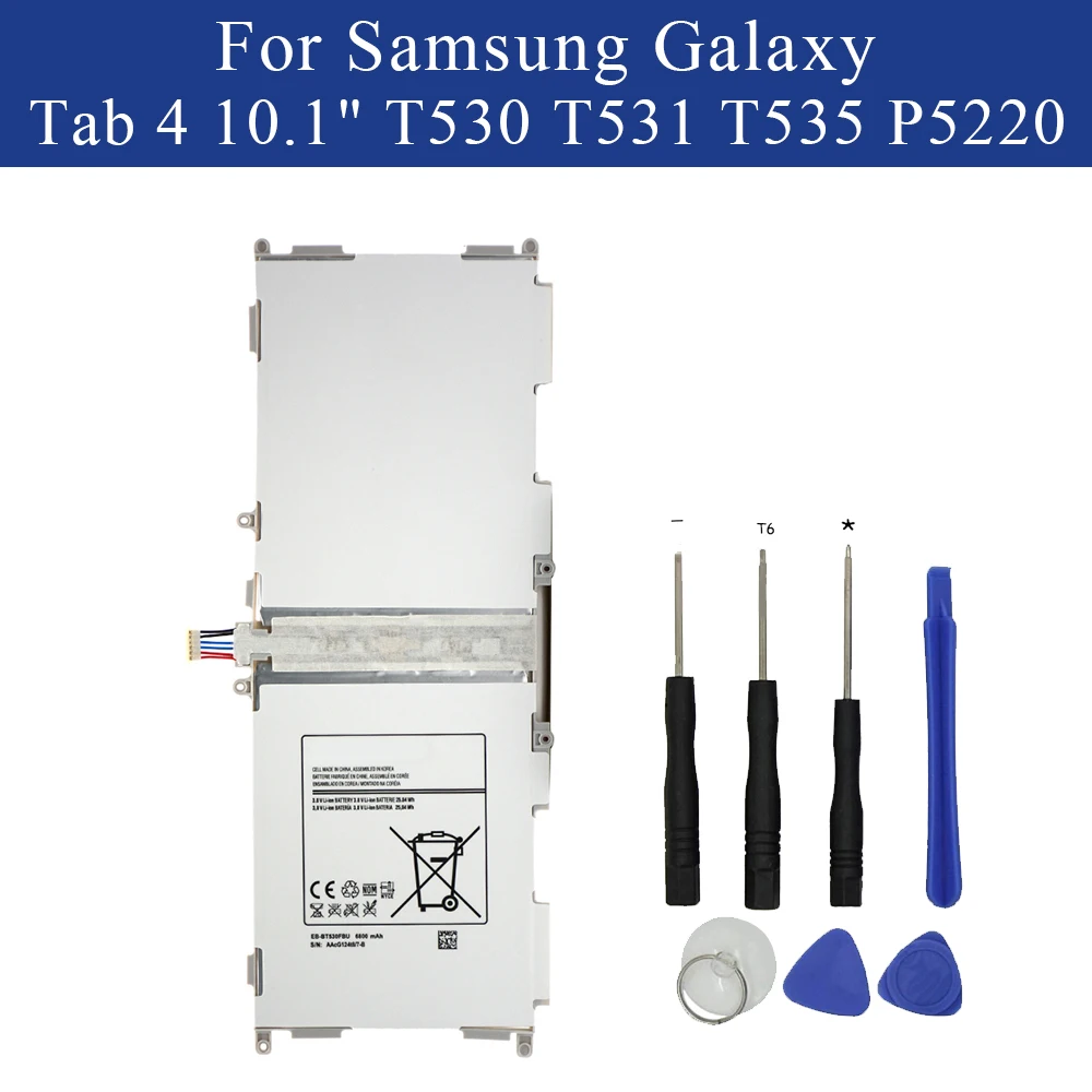 Новый планшет Батарея для samsung GALAXY Tab 4 10 1 &quotSM-T530 SM-T531 SM-T533 SM-T535 SM-T537 P5220 EB-BT530FBC EB-BT530FBE