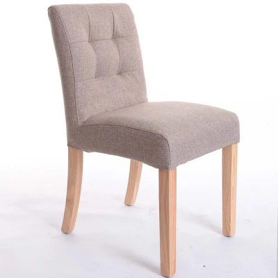 Модный Массив дерева, ткань, западные обеденные стулья, гостиничные стулья для кафе, простые моющиеся тканевые стулья - Цвет: light coffee fabric