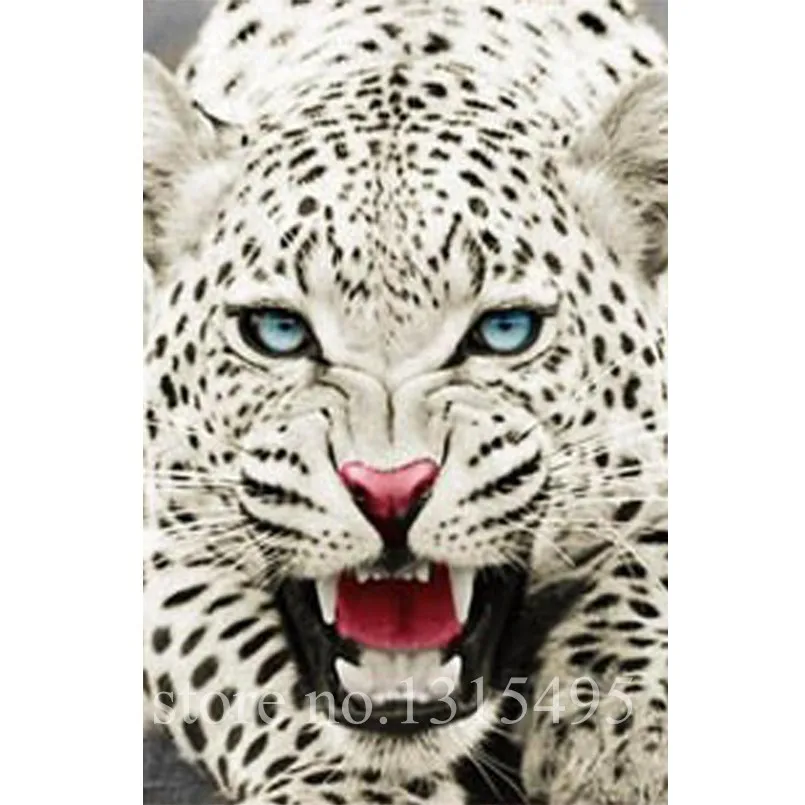 

Needlework 5D diamond embroidery painting animal tiger cross stitch diamond mosaic kit picture pastes wall sticker N037