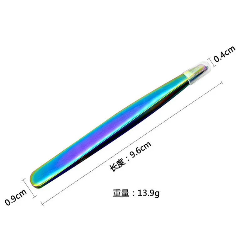 Kesmall Нержавеющая сталь скошенный Пинцеты для бровей Уход за кожей лица удаления волос в носу Зажимы Макияж Инструменты Для женщин косметика Красота инструмент co191