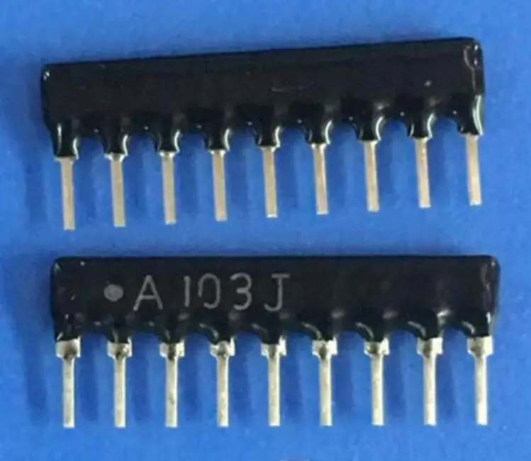 

200 шт./лот резистор цепи 9pin 1/8 Вт 5% A09-103JP A103J 10K A09-331JP A331J 330R 4,7 K 1K 2,2 K 3,3 K 20K DIP изоляции