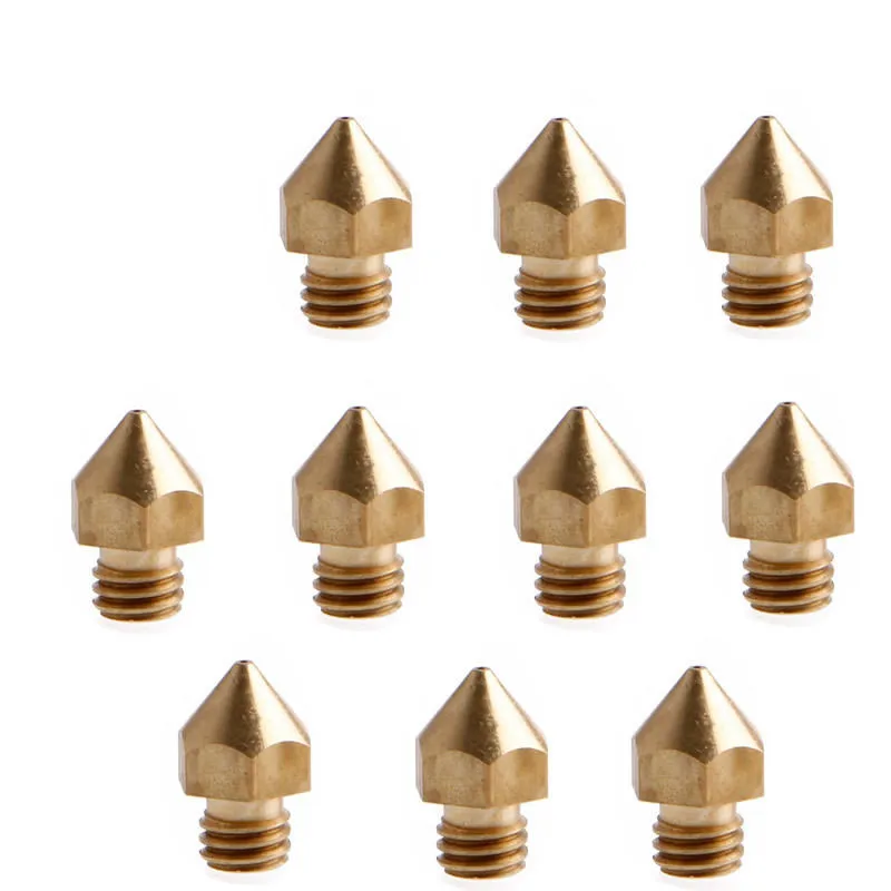 

For 1.75mm 3D Printer 0.5mm MK8 Extruder Nozzle Print Head New