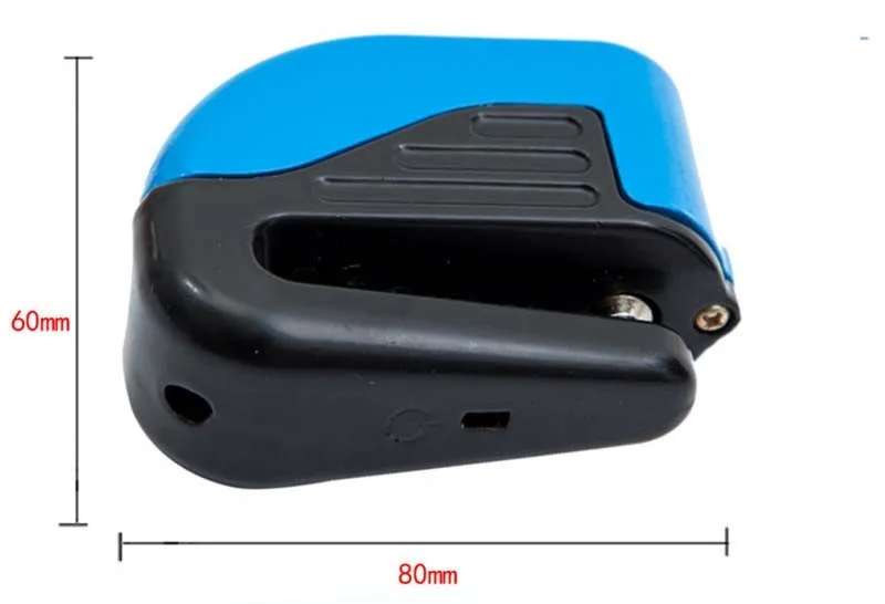Маленький будильник блокировочный диск тормоза Велосипедные замки дизайн велосипед горного велосипеда Fixed защиты от угона безопасности велосипед, аксессуары для велосипедов Запчасти