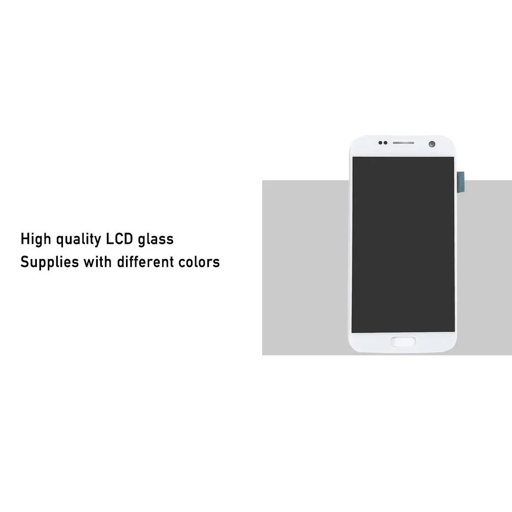 Замена lcd/дисплей/экран для samsung galaxy s7 lcd дигитайзер сенсорный экран amoled Оригинал