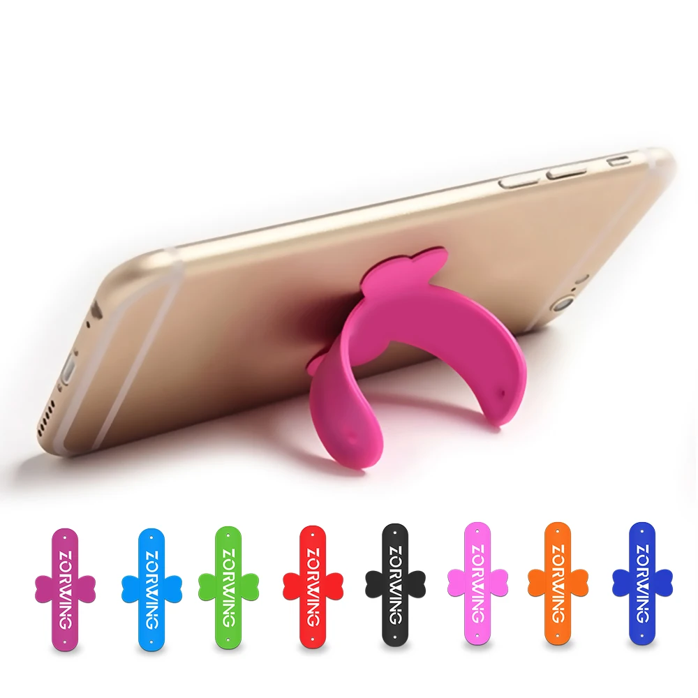 50Pcs/Lot Mini Touch U One Touch Silicone Stand Universal Portable