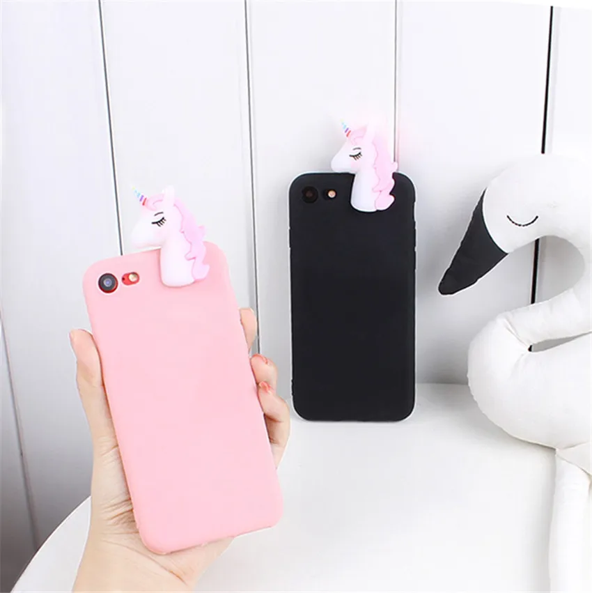 Милые 3D единорог лошадь мультфильм Чехлы для huawei P20 P20lite P8 P9 Lite случае Coque чехлы