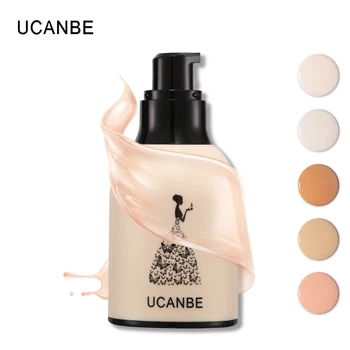 

Professional Brand Make Up UCANBE Liquid Foundation Makeup Face Base Brighten Cheek Concealer Pores Shrink Moisturizer Natural