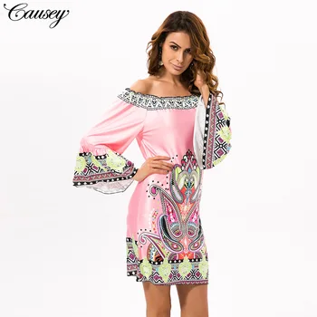 

2019 NEW one-line Thai style beach dress 13 colors dresses