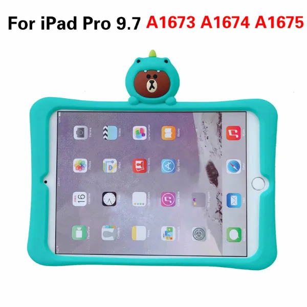 Чехол для Apple iPad 9,7 Pro 9,7 10,5 11 Air 1 2 3 чехол для IPad 2/3/4 5 6 iPad Mini 1/2/3/4/5 силиконовая подставка для крышки - Цвет: For iPad Pro 9.7