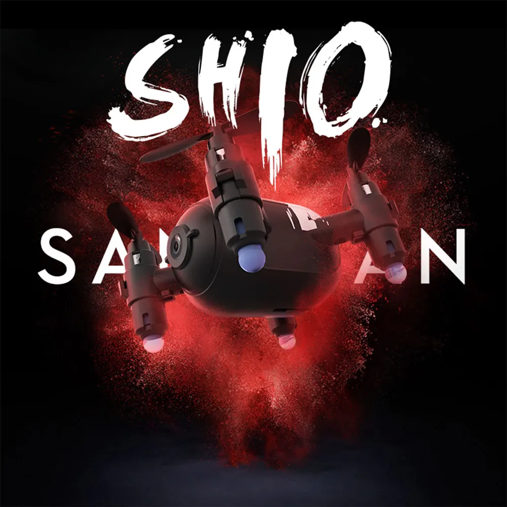 

Drone Aircraft UAV Quadcopter ABS SH10 2.4GHz 6-Axis Gyro 360 Degree Rolling Speed Adjustable FPV Intelligent Airplane Toys