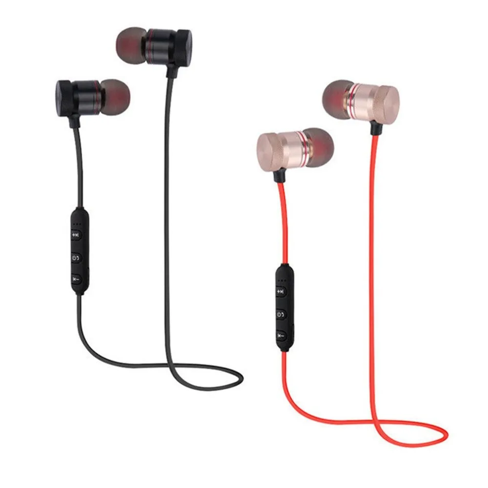 Fashion Wireless Bluetooth Sports Earphones Heavy Bass Metal