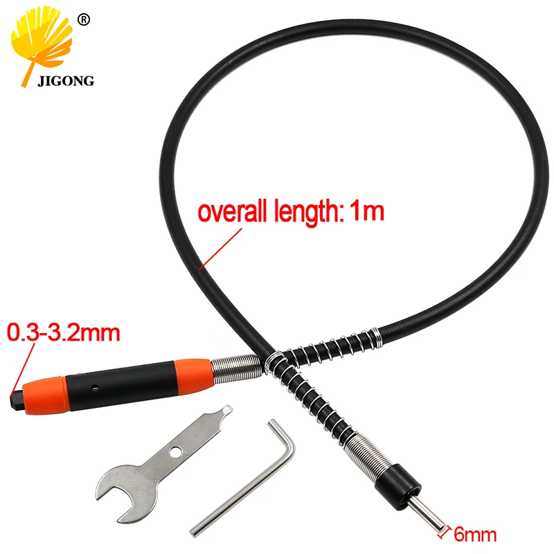 Dremel Accessories Flexible Shaft 1m Rotary Tool Fits For Grinder Engraver Mini Electric Drill Polishing Machine Tools 1200p endoscope full hd 8mm usb type c borescope android phone pc 10m car endoscopy 3 in 1 video flexible inspection mini camera