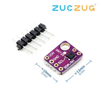 

GY-SHT31-D Digital Temperature and Humidity 100 RH I2C Sensor Module for Arduino