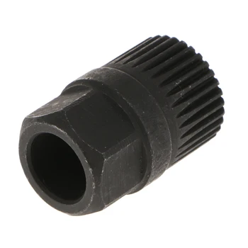1 Pcs Auto Car Spline Alternator Clutch Free Wheel Pulley Removal Tools Installations 33 Splines Socket Car Repair Tool 2019 New digital interactive installations