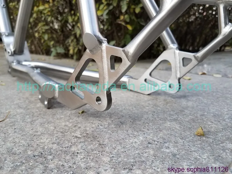 Titanium gearbox bike frame6