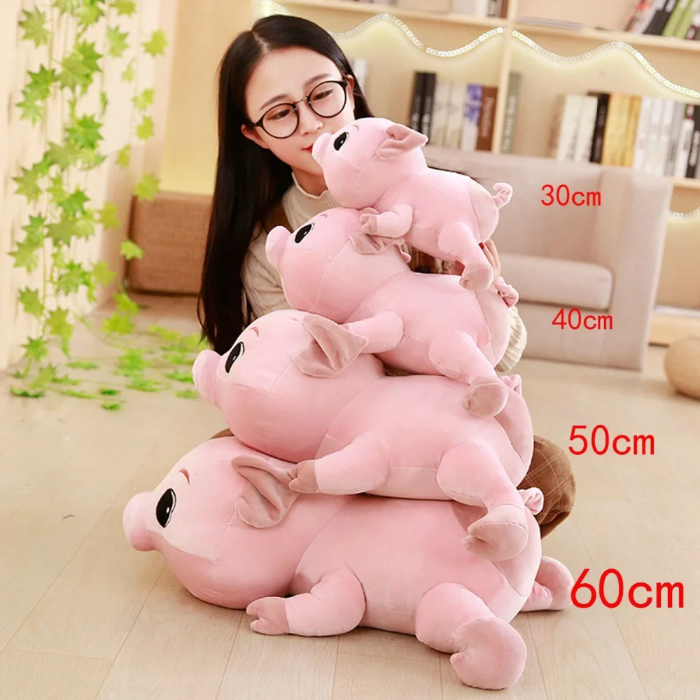 30/40/50/60 cm Soft Pink Pig 