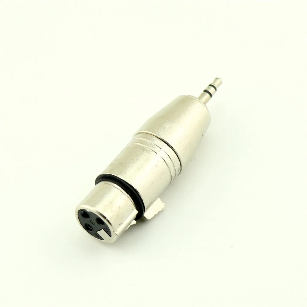 

1PcsAdapter XLR 3 Pin Female To 3.5mm Stereo Male Microphone Mic/AMP Audio Connector