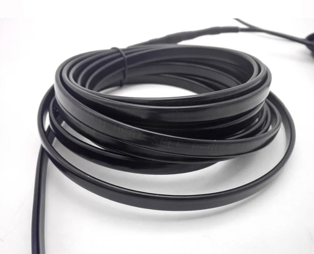 5~ 10 метров Саморегулирующийся нагревательный кабель с вилкой ЕС водопровод защита от замораживания прилагается предварительно собранный нагревательный провод
