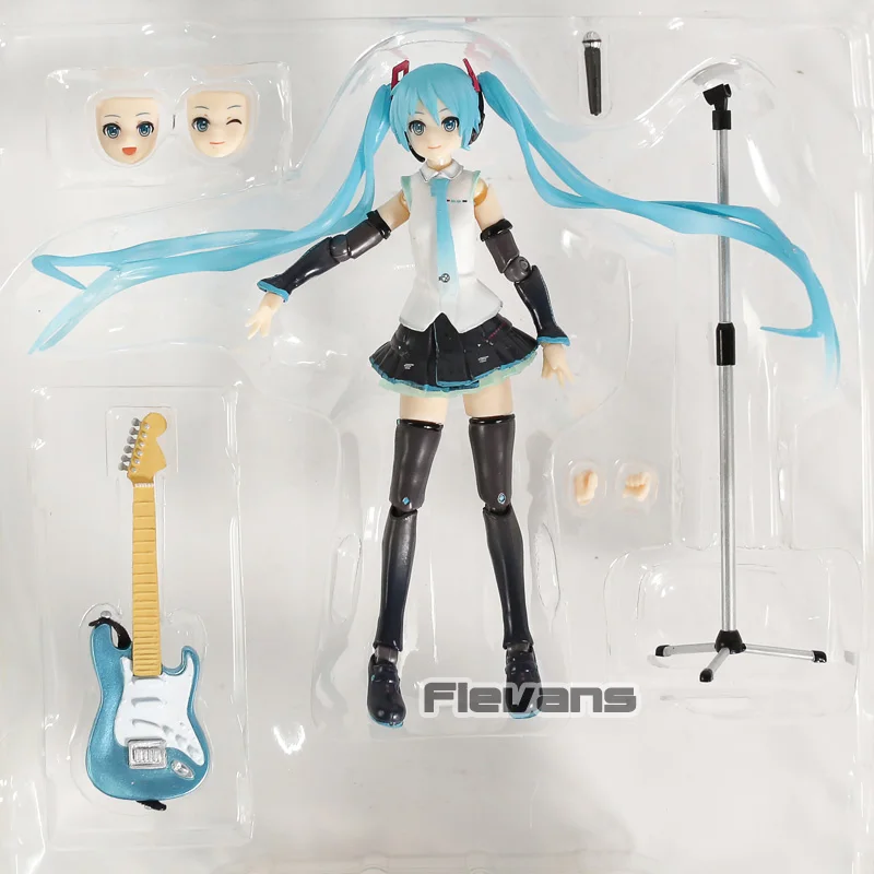 Figma 394 Hatsune Miku V4X Vocal Ver. Фигурка куклы ПВХ подвижная фигурка модель Мику коллекция игрушек - Цвет: Figma 394 no box