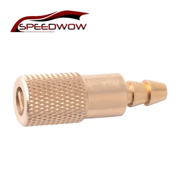 

SPEEDWOW 6mm Car Truck Brass Air Pump Chuck Tyre Valve Clip 6mm Inflator Pump Valve Clamp Connector Adapter Car Accessories
