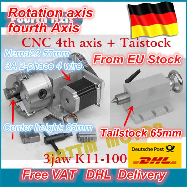 Business Office Industrial Eu Cnc Router K11 100 3 Jaw Chuck 100mm 4th Fourth Axis Rotary A Axis Tailstock Woodworking Supplies Business Office Industrial Eu Cnc Router K11 100 3 Jaw Chuck 100mm 4th Fourth Axis Rotary A Axis Tailstock Woodworking Supplies
