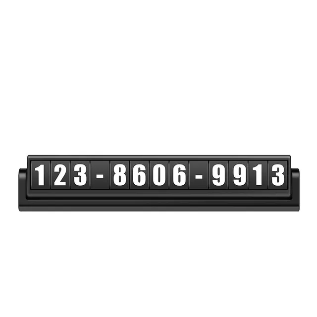 Car Phone Number Plate Car Temporary Parking Card Plate for Car Styling