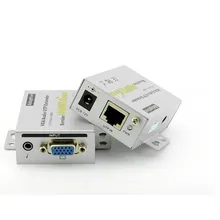 VGA nNetwork Extender 100M Audio And Video Synchronization 1920×1080 VGA Single Network Cable Turn RJ45 Signal Amplifier