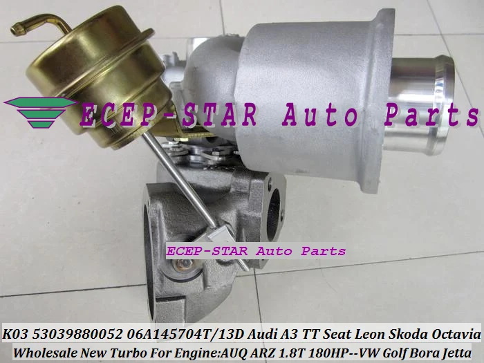 K03 052 53039880052 06A145704T 06A145713D TURBOCHARGER For AUDI A3 TT SEAT Leon SKODA Octavia VW Golf Bora Jetta AUQ ARZ 1.8T (2)