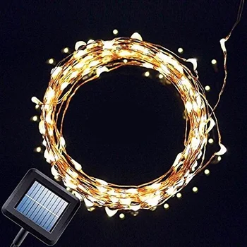 

Warm White 10M 100LED Solar Power Fairy String Light Garden Christmas Outdoor