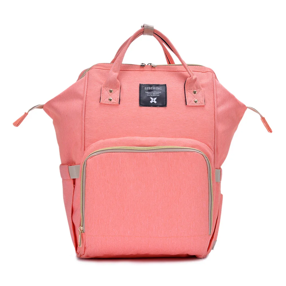 

Waterproof Backpack for Mom Large Capacity Baby Bag Solid Travel Backpack for Girl Fashion Feminine Mochila Maternity Nappy Bag