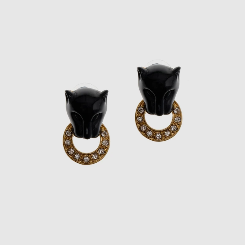 

Panther earrings animal earrings