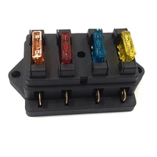 4 банды 32 в 24 в 12 В держатель предохранителя автомобиля грузовик RV гоночный морской патрон предохранителя коробка 1A-40A защита питания