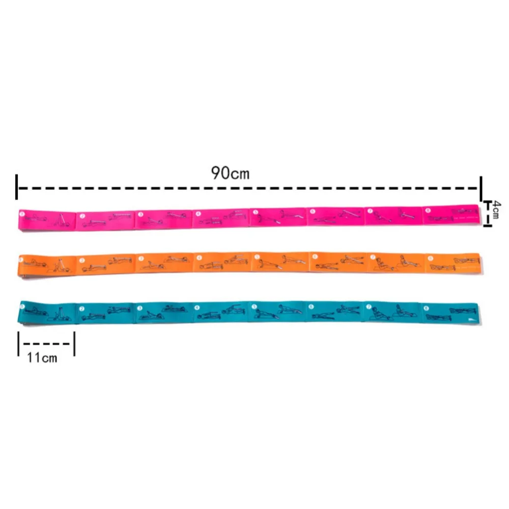 Фитнес-оборудование Эспандеры унисекс 90cmm Йога; Спорт Эластичные полосы петля расширитель для занятий спортом