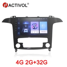 HACTIVOL 2G + 32G Android 9,1 Radio para coche para Ford s-max S Max 2007-2008 reproductor de dvd para coche gps navi accesorio para coche reproductor multimedia 4G