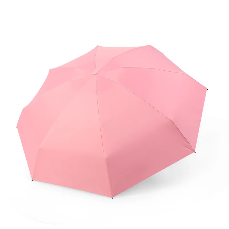 Модный складной зонт, непромокаемый женский подарок, мужской мини карманный зонтик, женский УФ водонепроницаемый солнцезащитный крем, пятискладной, S512