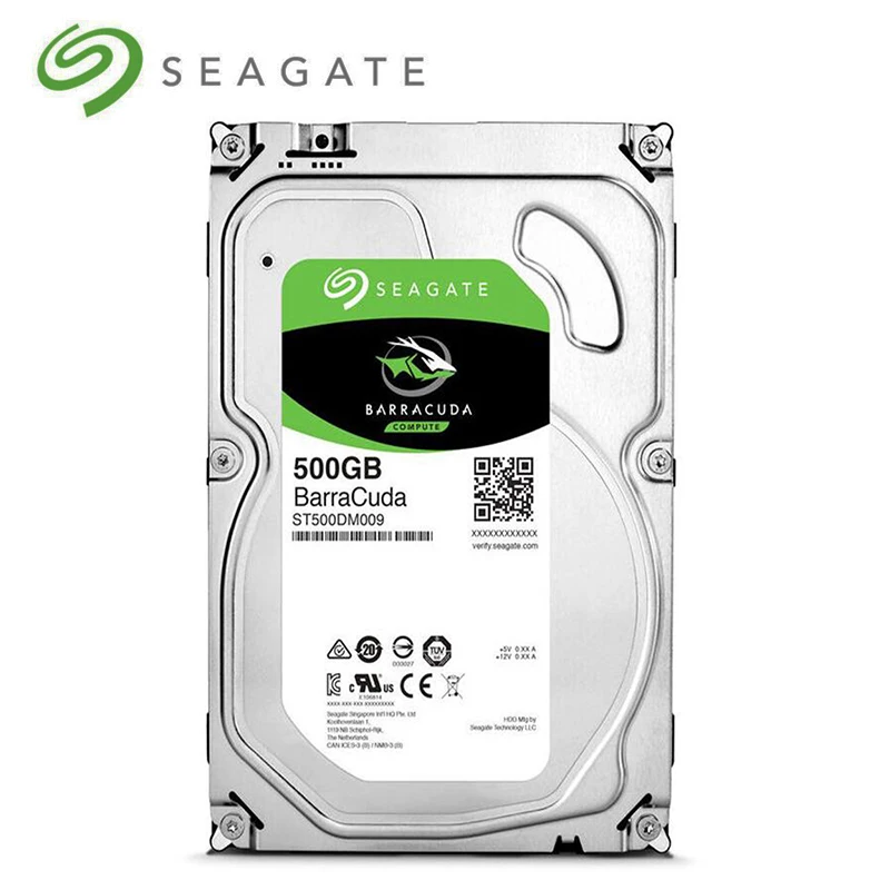 

Seagate 500GB HDD 3.5" SATA Desktop PC Internal Mechanical Hard disk HD 6Gb/s 7200RPM 8MB/32MB Buffer For Desktop ST500DM009