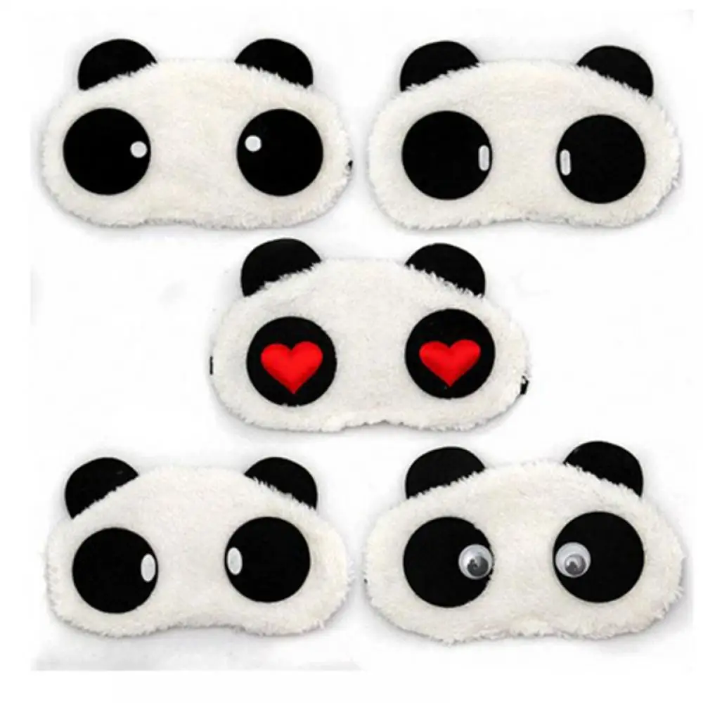 

1PC Cute Panda Sleeping Face Eye Mask Blindfold Eyeshade Traveling Sleep Eye Aid Drop Shipping Travel Accessories Free Shipping