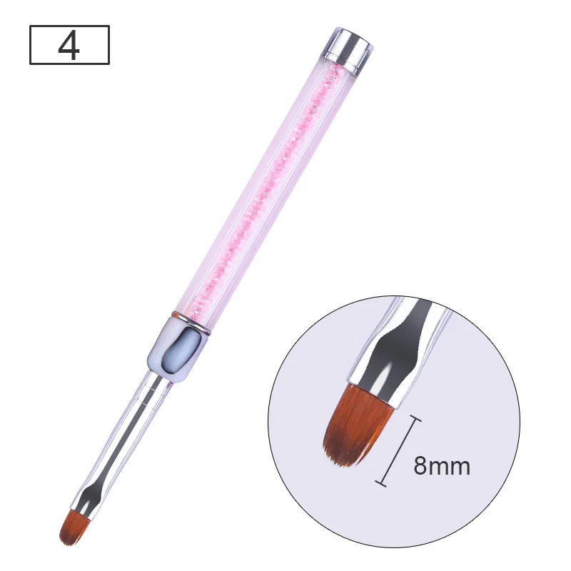 Harunouta Nail Drawing Brush Gradient Liner UV Gel Painting Pen Rhinestone Handle Design Painting Pen Nail Art DIY Tools