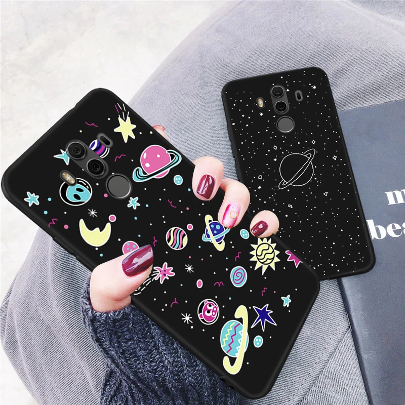 ТПУ чехол для телефона с рисунком для huawei Honor 8X Max 9X Pro Note 10 9 Lite 7X V9 Play 6C Pro Magic 2 Space Cartoon Cover Patten Coque