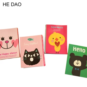 

1PC Creative 180 Pages Sticker Mini Animal Sticky Notes 4 Folding Memo Pad Gifts School Stationery Supplies