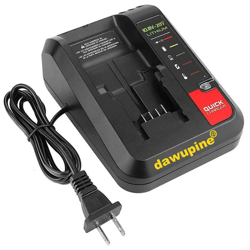 dawupine PCC692L Li-ion Battery Charger For Black Decker Porter Cable Stanley 10.8V 14.4V 18V PCC690L L2AFC FMC690L FMC688L 686L dawupine PCC692L Li-ion Battery Charger For Black Decker Porter Cable Stanley 10.8V 14.4V 18V PCC690L L2AFC FMC690L FMC688L 686L
