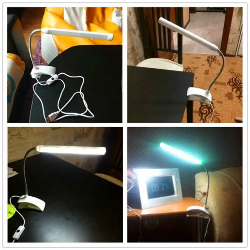 Portable Flexible Folding LED Clip On Reading Book Light Lamp For Reader Kindle laser pointer powerful led flashlight #4S19 (5)