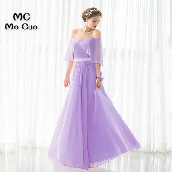 

Cheap 2017 Evening Prom dresses Long with Off Shoulder Vestidos de fiesta Lace Up Formal Chiffon Pleat Evening Dress