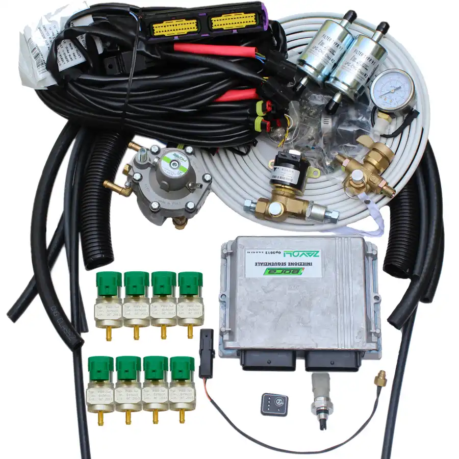 LPG Sequential Injection System Conversion Kits for 8 Cylinder Gasoline