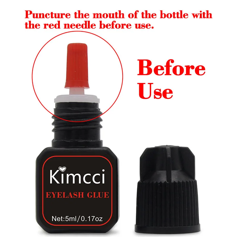 Kimcci 5 мл клей для наращивания ресниц 1-3 секунды быстросохнущий клей для ресниц профессиональный клей для ресниц черный клей для удержания